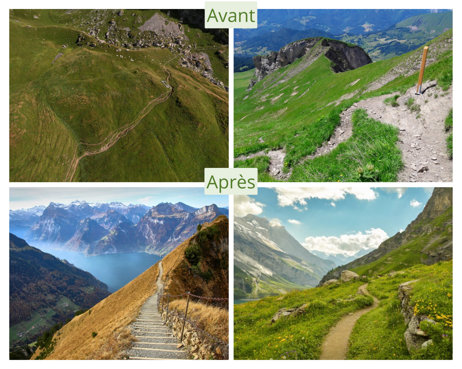 avant après